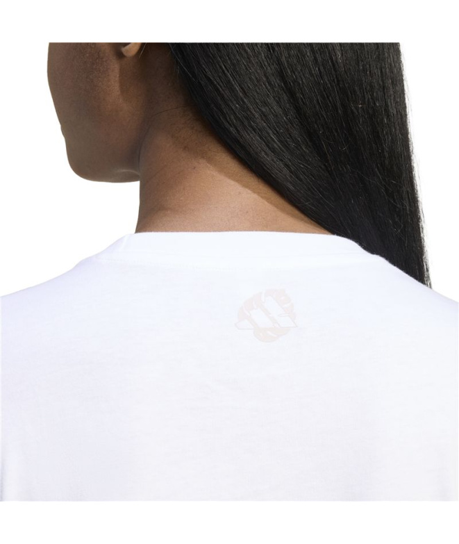 Camiseta adidas Animal Mulher Branco
