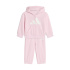 Survêtement adidas Grand Logo Fl Fz Ts Enfant Rose/Blanc/Blanc