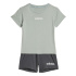 Ensemble adidas Linear T-Set 160 Enfant Sama/Blanc/Blanc