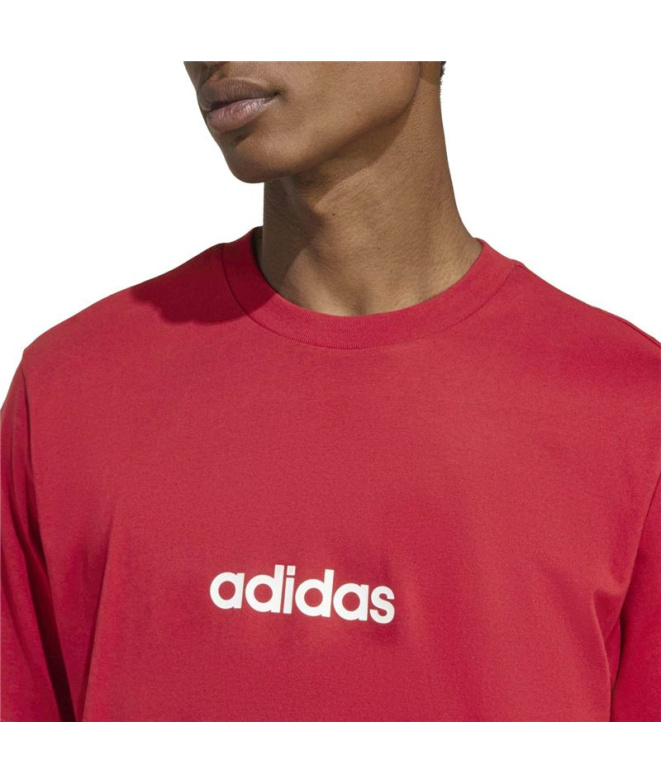 Camiseta adidas Linear Sj Homem Maract/Branco