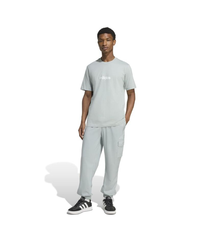 Camiseta adidas Linear Sj Hombre Sama/Blanco