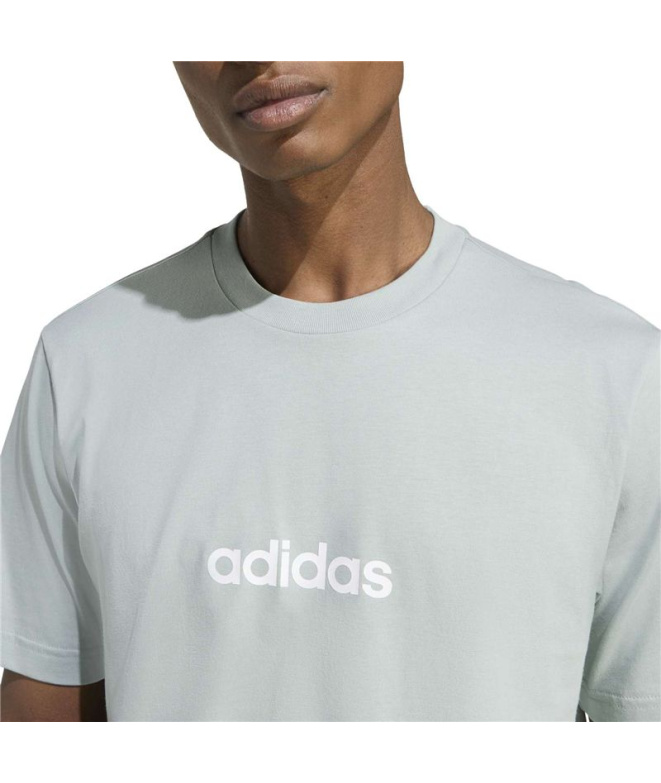 Camiseta adidas Linear Sj Hombre Sama/Blanco