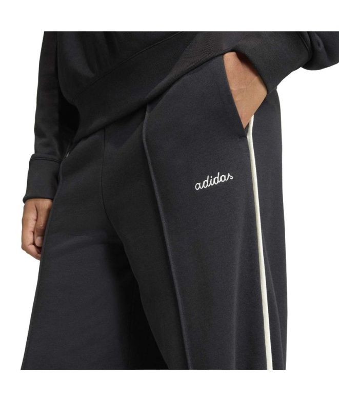 Pantalons adidas Cp Femme Noir/Blanc