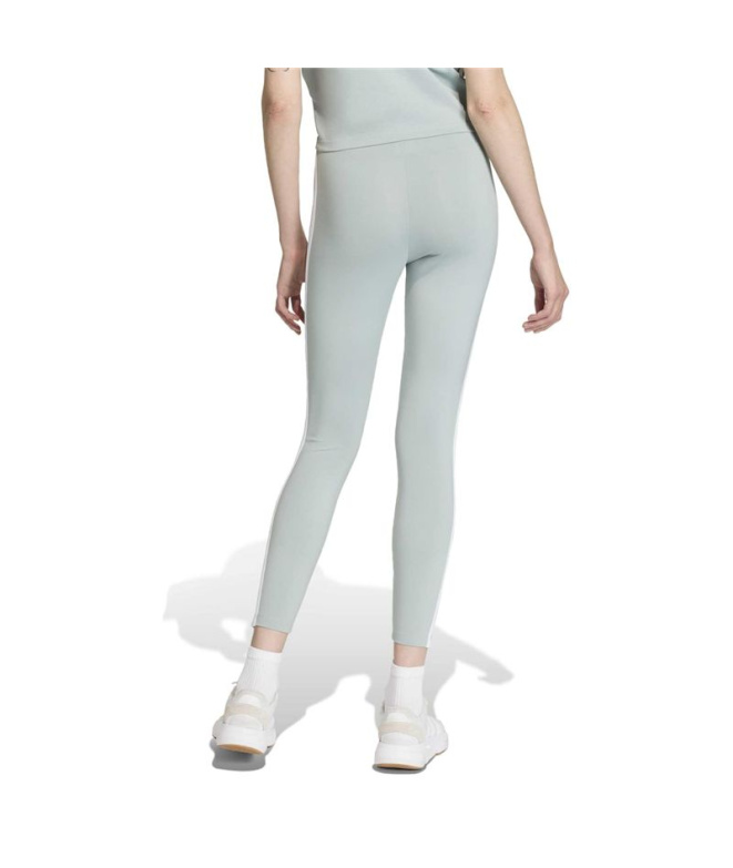 Collants adidas 3 Bandes Sj Leg Femme Sama/Blanc