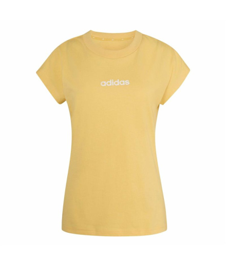 Camiseta adidas Linear Sj Mulher Mase/Branco