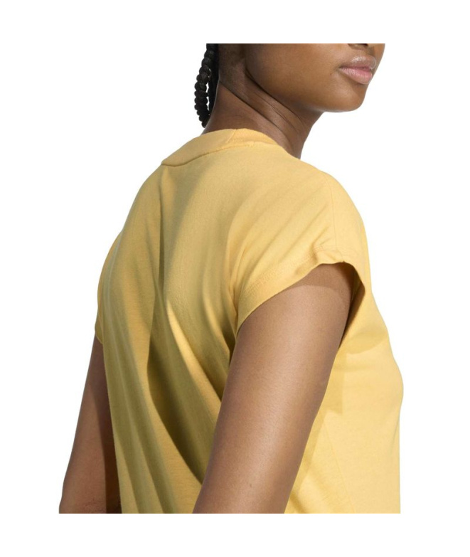 Camiseta adidas Linear Sj Mulher Mase/Branco