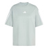Camiseta adidas 3 Bandas Sj Bf Mulher Sama/Branco