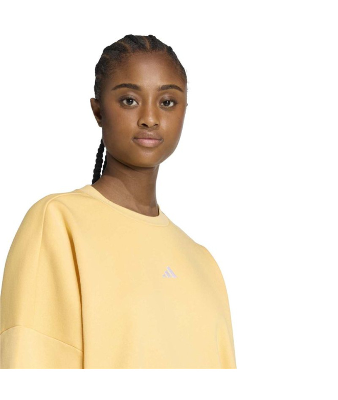 Moletom adidas SL Fc Swt Mulher Mase/Branco