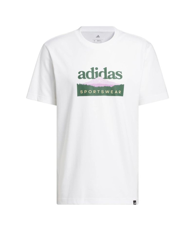 T-shirt adidas Sprtmn Mtn Homme Blanc