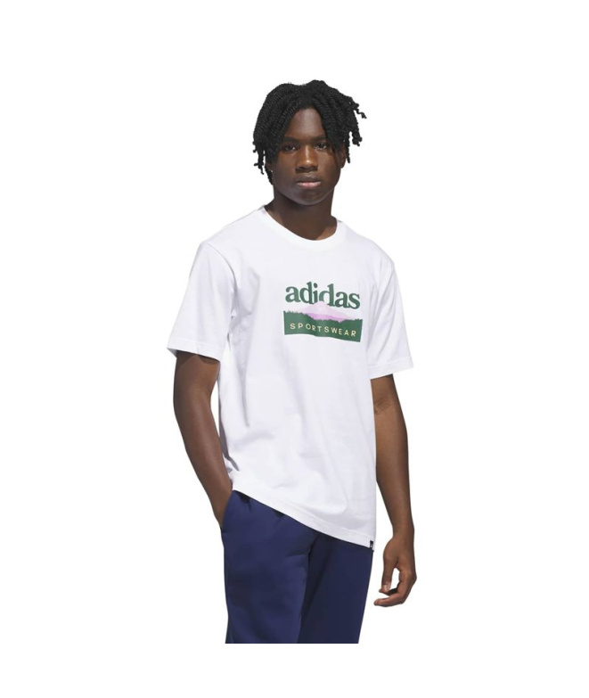 T-shirt adidas Sprtmn Mtn Homme Blanc