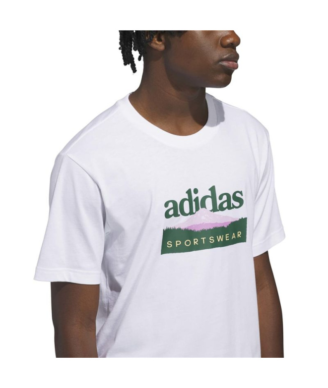 Camiseta adidas Sprtmn Mtn Homem Branco