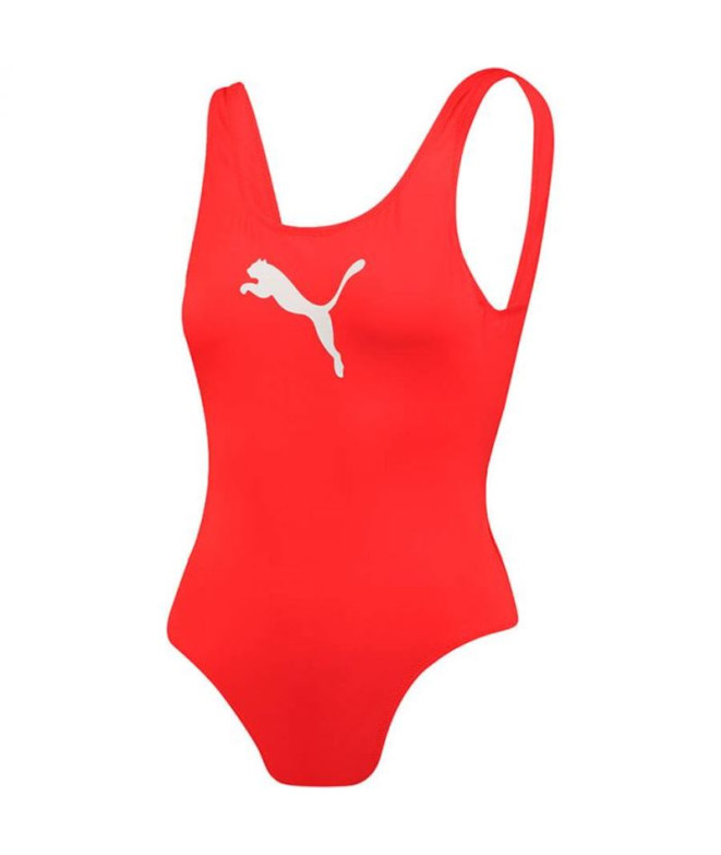 Bañador Puma Swim Mujer Rojo