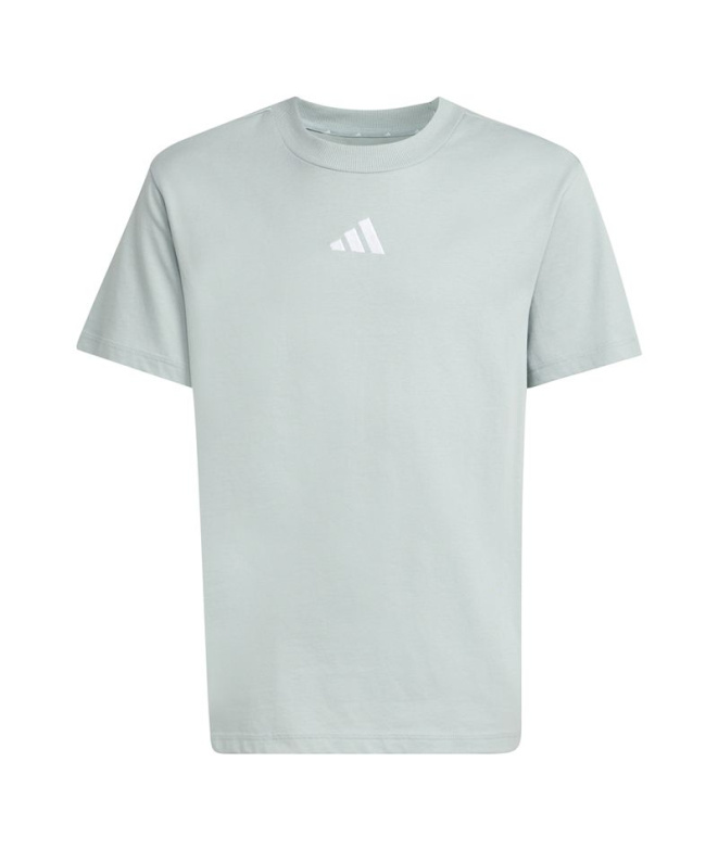 Camiseta adidas SL 160 Infantil Sama/Branco