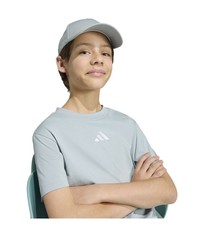 Camiseta adidas SL 160 Infantil Sama/Branco