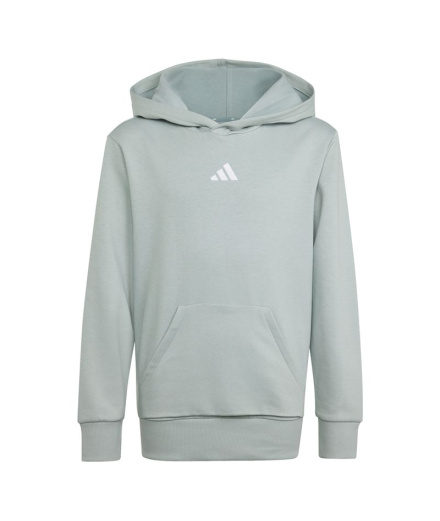 Sudadera adidas SL Fl Hd 225 Infantil Sama/Blanco