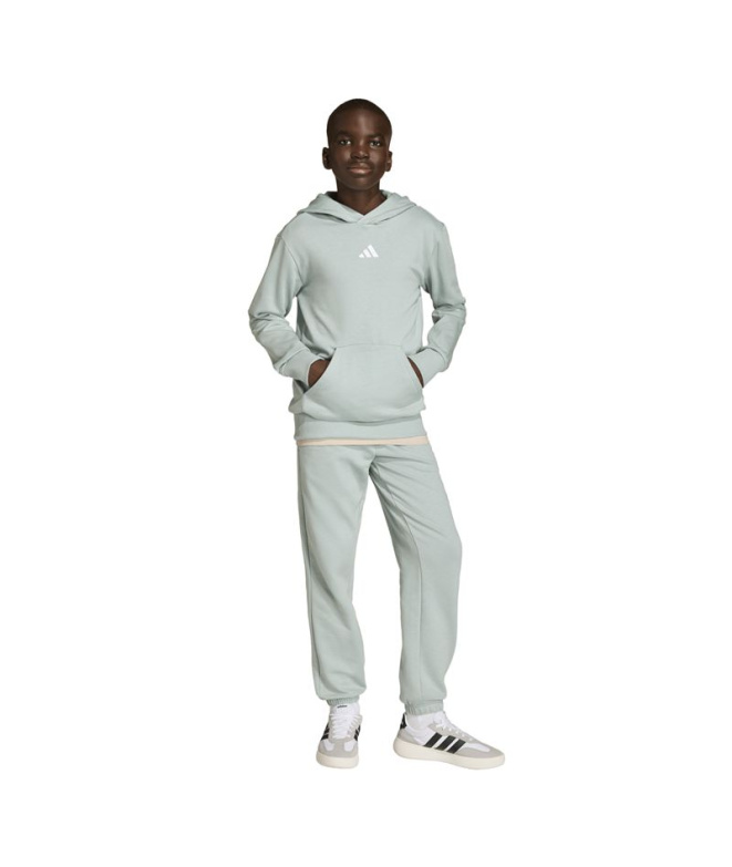 Sweat adidas SL Fl Hd 225 Enfant Sama/Blanco