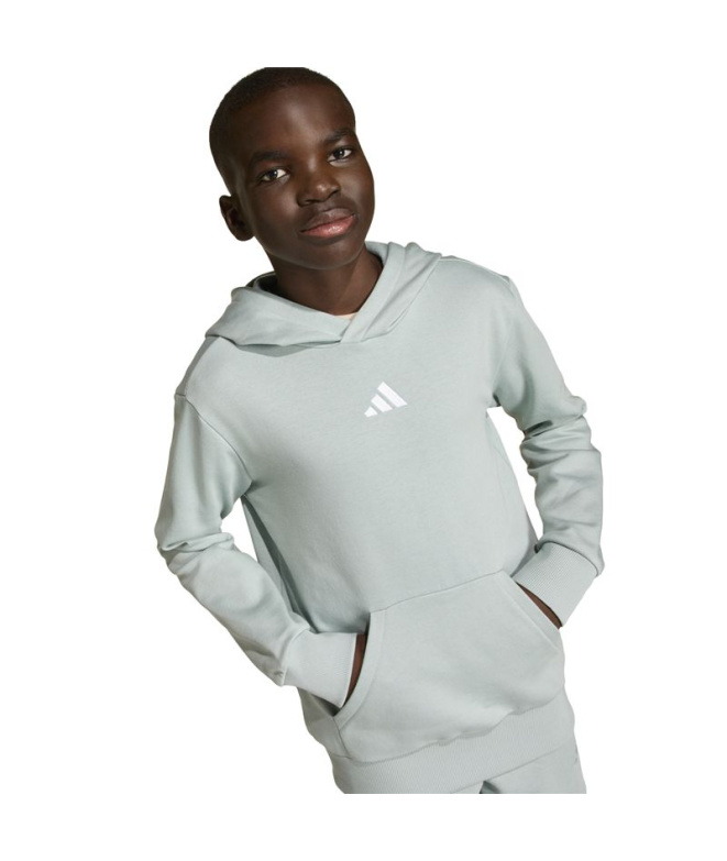 Moletom adidas SL Fl Hd 225 Infantil Sama/Branco