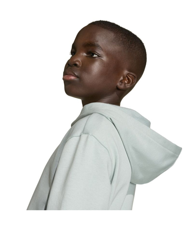 Moletom adidas SL Fl Hd 225 Infantil Sama/Branco