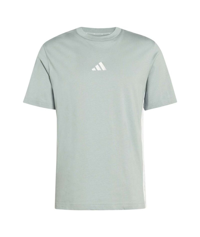 T-shirt adidas 3 Bandes Sj Homme Sama/Blanc