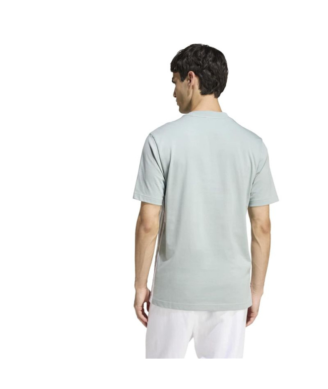 T-shirt adidas 3 Bandes Sj Homme Sama/Blanc