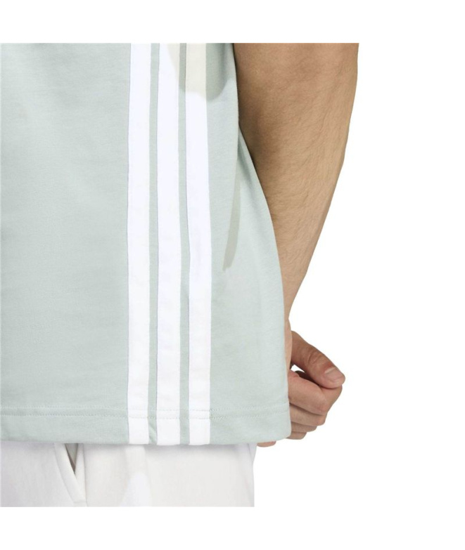 Camiseta adidas 3 Bandas Sj Homem Sama/Branco