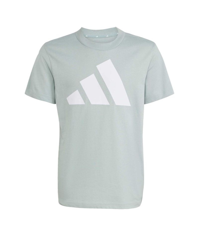 Camiseta adidas Big Logo 160 Infantil Sama/Branco