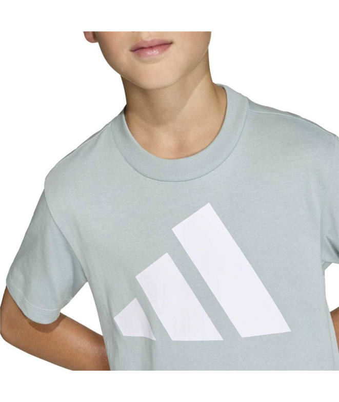 T-shirt adidas Big Logo 160 Enfant Sama/Blanco