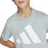 Camiseta adidas Big Logo 160 Infantil Sama/Branco