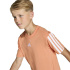 Camiseta adidas 3 Bandas 160 Infantil Naos/Branco