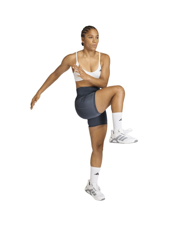 Malhas de Fitness adidas Opt Ess Sho L Mulher Onix