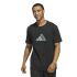 Camiseta adidas Big Logo 3-Bar Homem Preto
