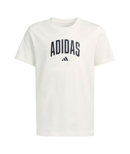 Camiseta adidas Colleg Infantil Blanco