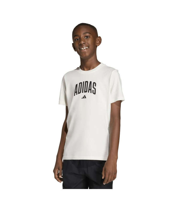 T-shirt adidas Colleg Enfant Blanc