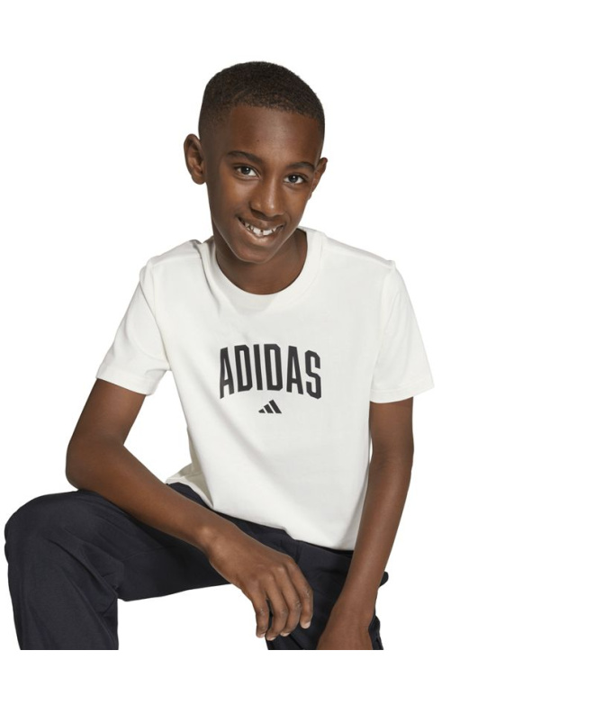T-shirt adidas Colleg Enfant Blanc