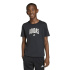 Camiseta adidas Colleg Infantil Preto/Branco