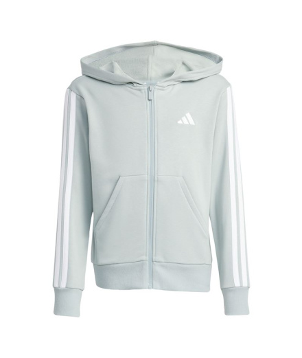 Casaco adidas Jg 3 Bandas Fz Hd 280 Menina Sama/Branco