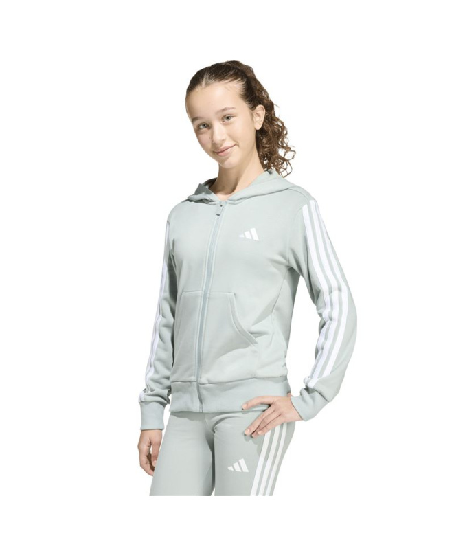 Casaco adidas Jg 3 Bandas Fz Hd 280 Menina...