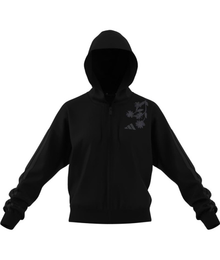 Veste adidas 3 Bandes Ft Fz Hd Femme Noir