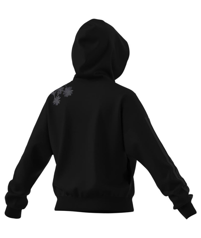 Casaco adidas 3 Bandas Ft Fz Hd Mulher Preto