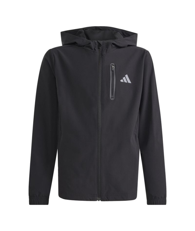 Casaco adidas Wv Tt Menino Preto/Gricua