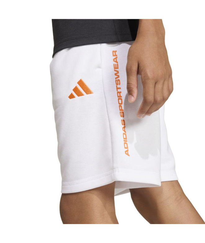 Calça adidas Ft Sho Menino Branco