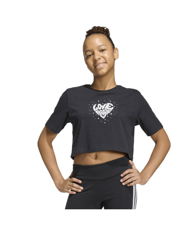 Camiseta adidas Jg Glam Niña Negro