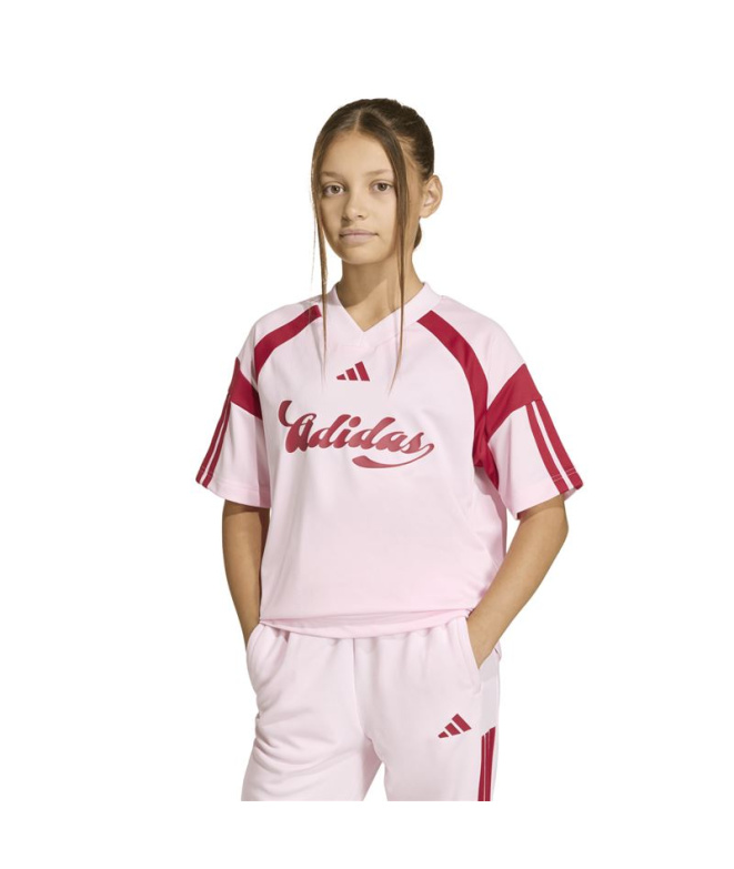 T-shirt adidas Chaud Enfant Rose/Maract/Maract