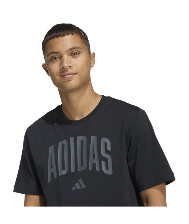 Camiseta adidas Collegiate Homem Preto