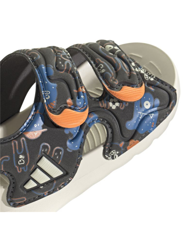 Sandales adidas Altaswim 3 Enfant Gris/Noir/Nalu