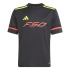 Camiseta de Futebol adidas F50 Jsy Infantil Preto/Tesoye/Vermelho