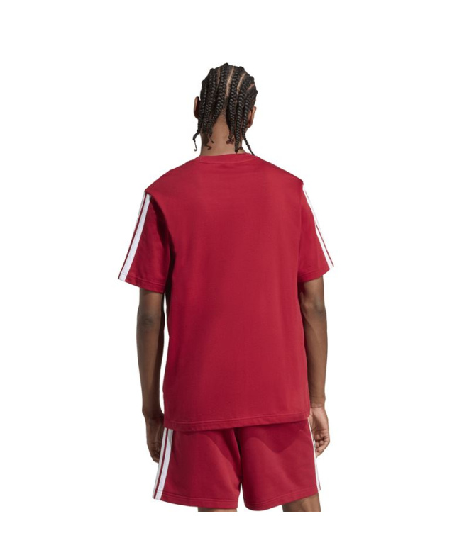 T-shirt adidas 3 Bandes Sj Homme Maract/Blanc