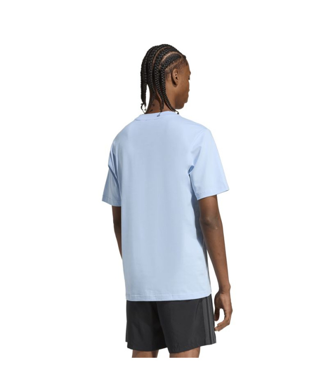 T-shirt adidas Linear Sj Homme Bleu/Blanc