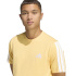 Camiseta adidas 3 Bandas Sj Homem Mase/Branco