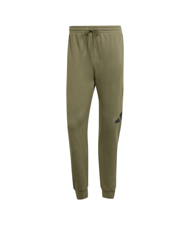 Pantalons adidas Big Logo Ft Homme Vert/Noir
